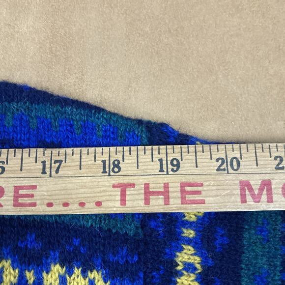 Brooks Brothers Fair Isle Wool Sweater Mens L Made In UK Nordic - Picture 9 of 12